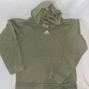 Adidas Boys Green Hoodie